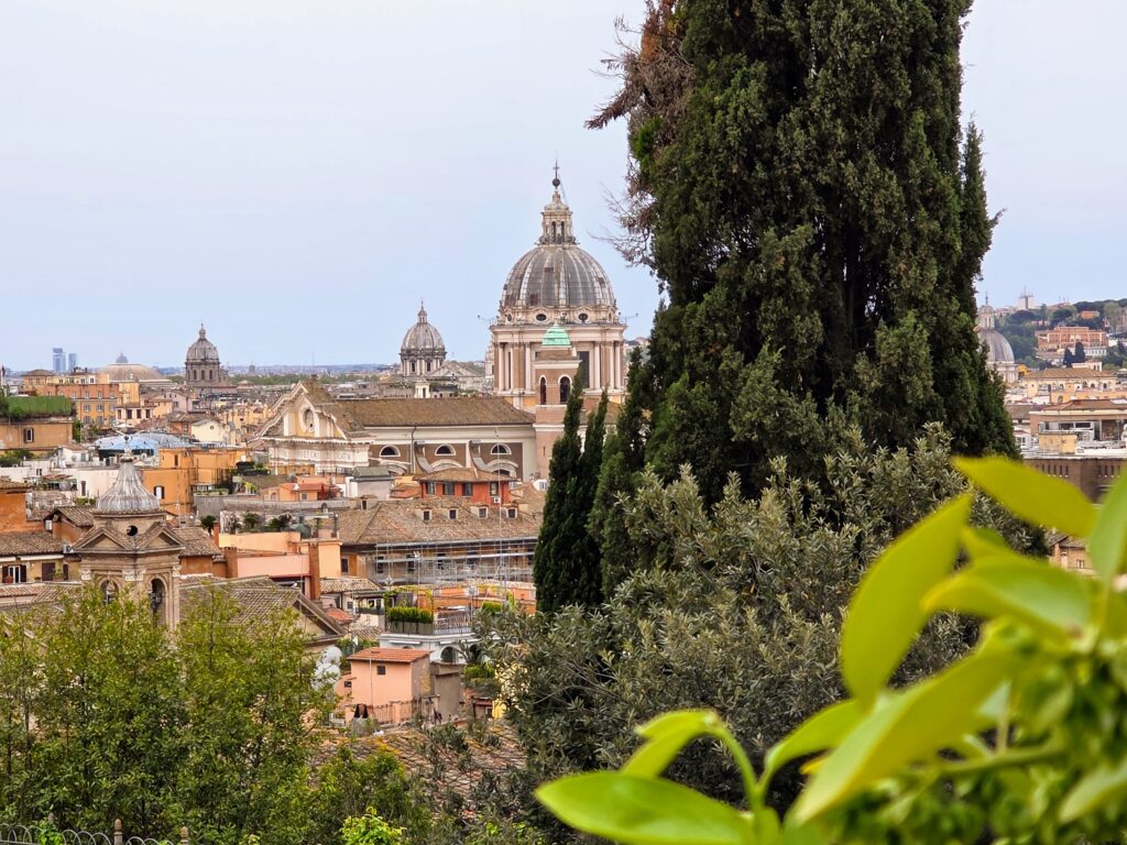 is Rome worth visiting? Skyline of Rome from Villa Borghese